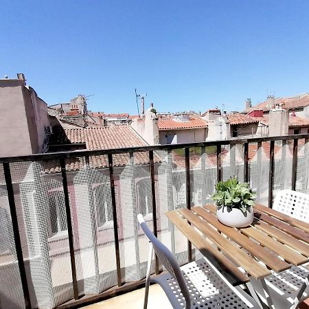 Studio Vieux-Port Avec Terrasse Marseille Bagian luar foto
